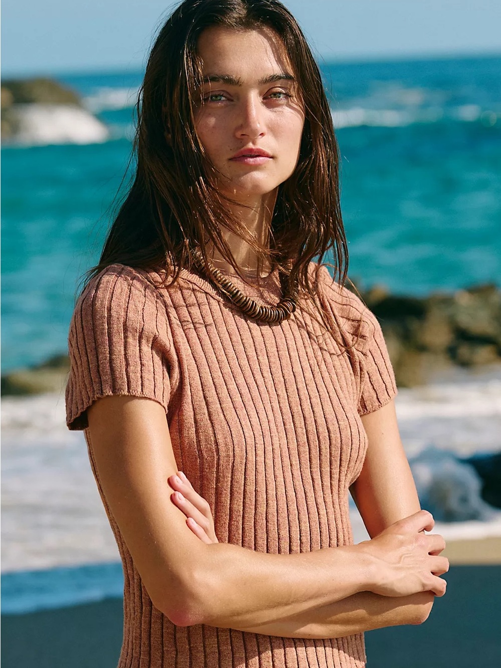 NWT Free People Oh Baby Sweater/ Cream/Medium